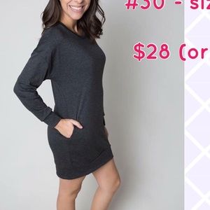 Charcoal Winslow Dress